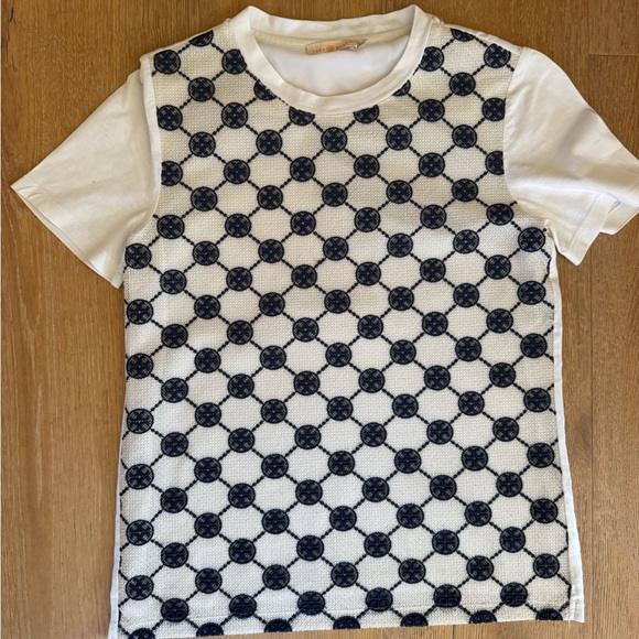 🔥TORY BURCH 🔥 LOGO lace front Tte sz XS price firm! - Picture 6 of 7